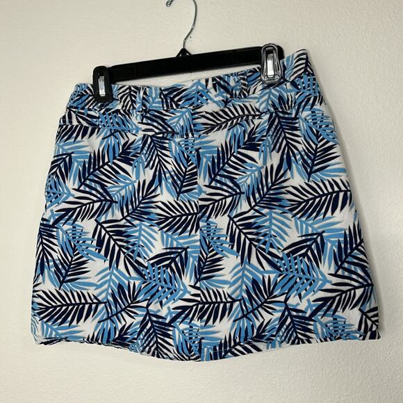 White Stag Tropical Golf Tennis Skirt Skort Blue White  Colors Size 6 - Picture 4 of 6
